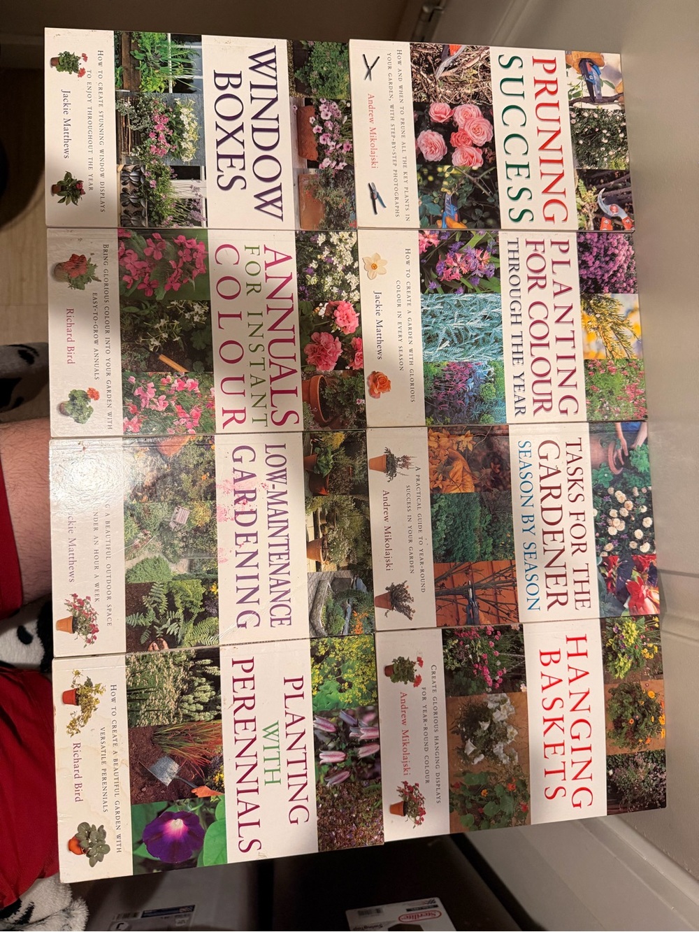 Garden Guide Book Set - Colorful Floral Covers